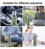 Kapris Çelik 3lü Termos Seti 680 ml Yeşil Kap-290 - 5