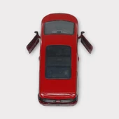 Çek Bırak Metal Araba Sesli Işıklı - Kırmızı - 5