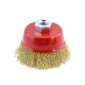 Saçaklı Çanak Fırça 75 mm Pas Kir Toz Temizleme Metal Temizlik Fırçası - 3