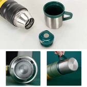 Kapris Çelik 3lü Termos Seti 680 ml Beyaz Kap-290 - 5