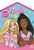Disney Barbie Evde Çıkartmalı Boyama Kitabı - 1