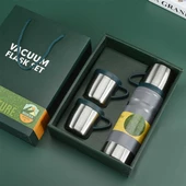Kapris Çelik 3lü Termos Seti 680 ml Gri Kap-290 - 1
