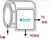 70X40 KUŞE BARKOD ETİKETİ 500 SARIM - 1