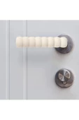 4 Adet Montajsız Yumuşak Kapı Kolu Darbe Engelleyici Koruyucu Bebek Ve Çocuk Güvenlik Seti thumbnail 2