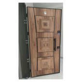 TEZ-1451 Statik Kasalı Kabartmalı Model Çelik Kapı, Daire Kapısı, Villa Kapısı - 2