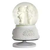 Melek Öpücüğü Orta Boy Dönen Gövdeli Kurmalı Kar Küresi - 1