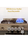 2 Adet Iz Bırakmaz Montajsız Ocak Ve Fırın Gaz Düğmesi Kapatıcı Güvenlik Kapağı Bebek Güvenlik - 2