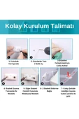 2 Adet Kolay Montaj Deprem Güvenlik Mobilya Dolap Düşme Engelleme Mobilya Sabitleyici Bebek Güvenlik - 3