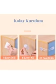 2 Adet İz Bırakmaz Bebek Güvenlik Dolap Çekmece Kilit Bebek Emniyet Kilidi Çok Amaçlı Kilit Bebek thumbnail 8
