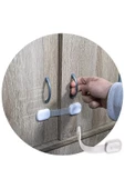(4'LÜ PAKET)buzdolabı, Dolaplar, Çekmeceler, Tuvalet, 3m Yapışkan Hediyeli Bebek Emniyet Kilitleri - 2
