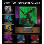 İstanbul Haritası Üç Boyutlu Doğum Günü Hediyesi Gece Lambası(MAP3) - 2