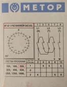 METOP 3x25A Üç Fazlı Trifaze Enversör Yön Değiştirici Pako Şalter(1-0-2 sağ - Sol) - 6