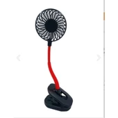 Portatif Işıklı Mini Klipsli Fan - 1
