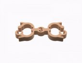 Muhabbet Kuşları İçin Çarpık Bacak Kelepçesi 3 mm ve 4 mm (1er adet) - 2