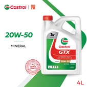 Castrol GTX LPG 20W-50 4 lt Motor Yağı - 1