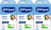 Canped Hasta Bezi Yetişkin Bel Bantlı Polietilen Medium-M Orta Boy 27 Adet (3PK*9) thumbnail 1