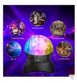 Sahne Aydınlatma Kablosuz Bluetooth Işık Hoparlör LED Dönen Kristal Sihirli Topu - 5
