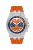 Sergio Tacchini ST.1.10447-3 Silikon kordon Fonksiyonlar Aktif Suya Dayanıklı Turuncu Renk Erkek Kol Saati - 1