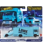 Hot Wheels Premium HRV45 Team Transport Nissan Skyline 2000 GT-R LBWK / Fleet Flyer  (#69) - 1