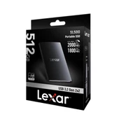 Lexar External 512GB 2000MB/S USB 3.2 Taşınabilir SSD HardDisk LSL500X512G - 4