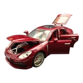Farbu Metal Model Araba 5517, 1:18 Ölçekli Kapılar Bagaj Kaput Açılır Özellikli Sesli Ön Farları Işıklı Porsche Panamera - 11