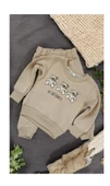 Ayıcık Desenli Bebek Eşofman Takım - 5