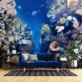 Denizaltı Mercan Manzaralı Duvar Kağıdı thumbnail 1