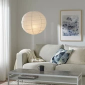 SUMUHOME REGOLİT SARKIT LAMBA ABAJUR BAŞLIĞI BEYAZ 45 CM - 5