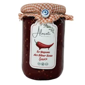 Alaçatı Naturel Ev Yapımı Acı Biber Sosu Sauce 600 g e - 1