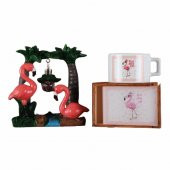 Flamingo Işıklı Biblo Masa Lambası Flamingo Kutulu Kupa - 1