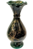 30 Cm Çini Marul Vazo-zümrüt Yeşil/siyah-mermer Desenli Mermer Desenli Marul Vazo - 1