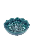 Reçellik, Sosluk, Çerezlik Çini Kase Seti 12'li Çap 8cm - 3