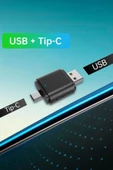 TORİMA TAB06 Mini 2in1 Kablosuz Carplay Usb ve Type-c Uyumlu Araç Multimedya Dönüştürücü Adaptörü - 2