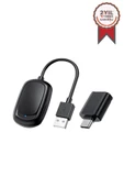 TORİMA TAB08 Mini Kablosuz Carplay Usb ve Type-c Uyumlu Araç Multimedya Dönüştürücü Adaptörü thumbnail 2