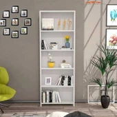 MODİLAYN MISRA 5 Raflı Kitaplık, Kütüphane - 2