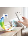 Earldom WC55 4in1 15W Hızlı Şarj Telefon Saat ve Airpods İçin RGB Işıklı Kablosuz Şarj Standı - 2