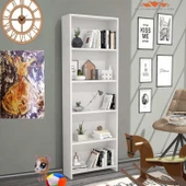 MODİLAYN MISRA 5 Raflı Kitaplık, Kütüphane - 4