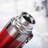 Kapris Çift Katlı Paslanmaz Çelik Termos Kırmızı 750 ml Kap-288 - 3