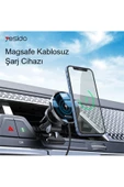 Yesido C131 Izgara Klipsli 15W Kablosuz Şarjlı Magsafe Araç Tutucu - 3