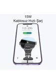 Yesido C131 Izgara Klipsli 15W Kablosuz Şarjlı Magsafe Araç Tutucu - 7