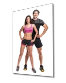 Spor Fıtnes Dekoratif ve Modern Cam Tablo   Sports Fitness - 1