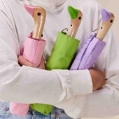 Original Duckhead Duck Kompakt Şemsiye - Pembe - 3