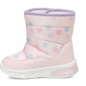 Frozen Teta Pembe Cırtlı Kürklü Kız Çocuk Kar Botu thumbnail 11