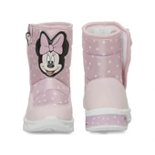Mınnıe Mouse Salta Pembe Cırtlı Kürklü Kız Çocuk Kar Botu - 8
