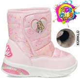 Barbıe Larez Pembe Renk İçi Tüylü Kız Çocuk Kar Botu - 9