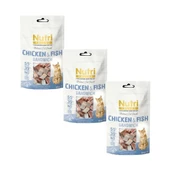 Nutri Feline Chicken&fish Sandwich Kedi Ödülü 50 gr x 3 Adet - 1
