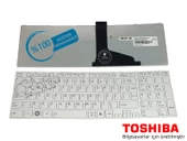 Toshiba Satellite Pro L870-127, L870-12W uyumlu Notebook Klavyesi (Beyaz TR) thumbnail 2