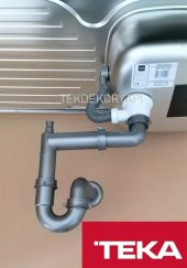 TEKDEKOR TEKA İNFANT OB  E50  EVYE SÜZGEÇLİ SİFON TAKIMI - 1