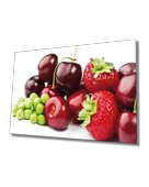 Meyveler Dekoratif ve Modern Cam Tablo Fruits - 1