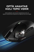 Pro 4k Bt Wired 2.4g Siyah Kablosuz Paw3395 Nordıc 52833 Mcu Gaming Oyuncu Mouse - 1